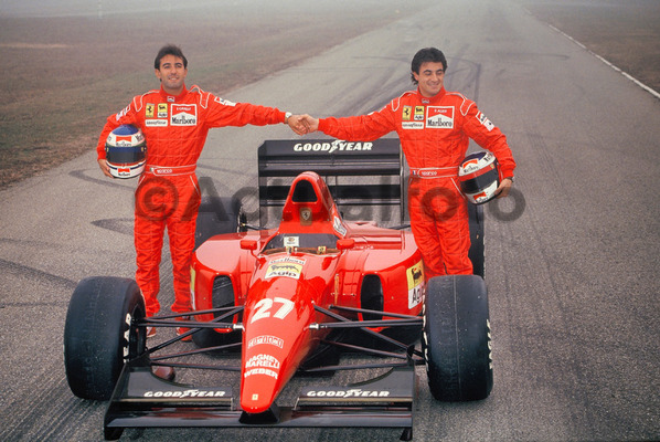 Fiorano Presentazione Ferrari F 92A Alesi Capelli