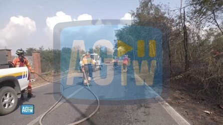 Incendio a Roma Laurentina le fiamme lambiscono il Gra le operazioni di spegnimento