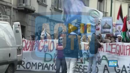 Napoli corteo per la Global Sumud Flotilla in piazza il sostegno alla missione diretta verso Gaza