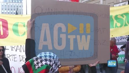 Milano corteo proPal tra bandiere del Libano a lutto e foto di Khamenei &laquo;Il genocidio continua anche fuori Gaza&raquo;