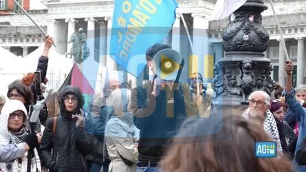 Flotilla Napoli in corteo per gli attivisti fermati