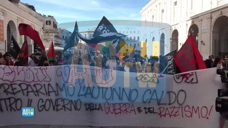Meloni e il governo pi&ugrave; longevo il corteo di protesta &laquo;Bari scelta perch&eacute; &egrave; una piazza tranquilla si sono tutelati dalle contestazioni&raquo;
