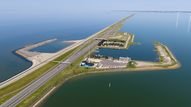 Breezanddijk Netherlands 25 May 2026 Aerial View of REDstack Blue Energy at the Afsluitdijk Breezanddijk Netherlands 25 May 2026 Aerial View of REDstack Blue Energy at the Afsluitdijk