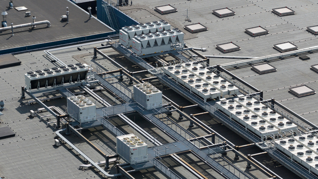 Commercial Data Center Cooling Complex Commercial Data Center Cooling Complex