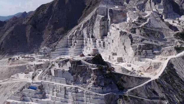 Aerial view of Colonnata marble quarries in Tuscany Italy. Aerial view of Colonnata marble quarries in Tuscany Italy.