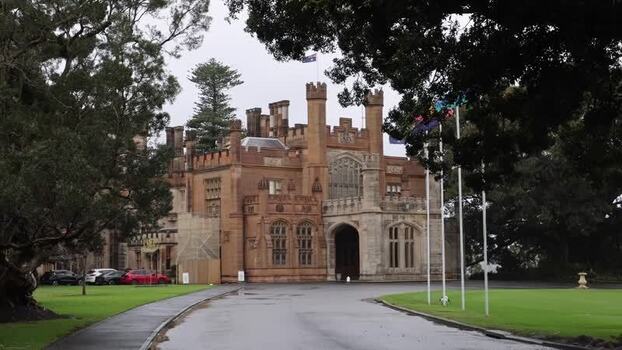 View of Government House in Sydney Australia.