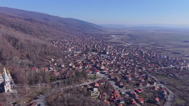 Aerial view of Shipka Memorial Church in Shipka Bulgaria. Aerial view of Shipka Memorial Church in Shipka Bulgaria.