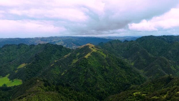 Aerial view of Blue Duck Station mountains New Zealand. Aerial view of Blue Duck Station mountains New Zealand.