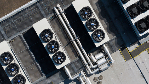 Commercial Data Center Cooling Complex Commercial Data Center Cooling Complex