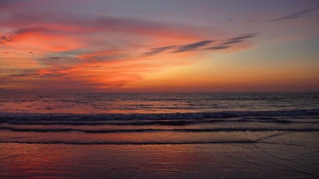 View of the sunset over the beach in Cox s Bazar Bangladesh. View of the sunset over the beach in Cox s Bazar Bangladesh.