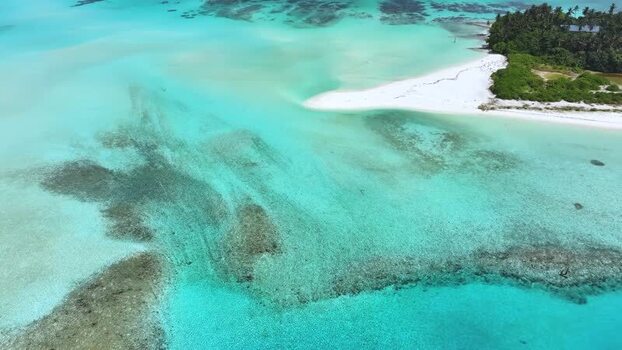 Aerial view of turquoise waters and white sand beaches Maldives. Aerial view of turquoise waters and white sand beaches Maldives.