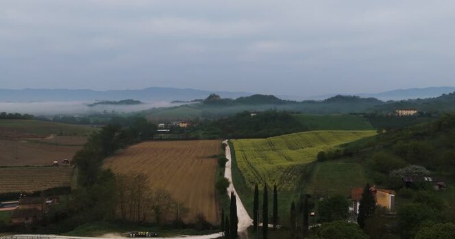 Aerial view of Balze del Valdarno cliffs in Tuscany Italy. Aerial view of Balze del Valdarno cliffs in Tuscany Italy.