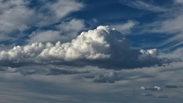 Aerial view of clouds over Flagstaff United States.