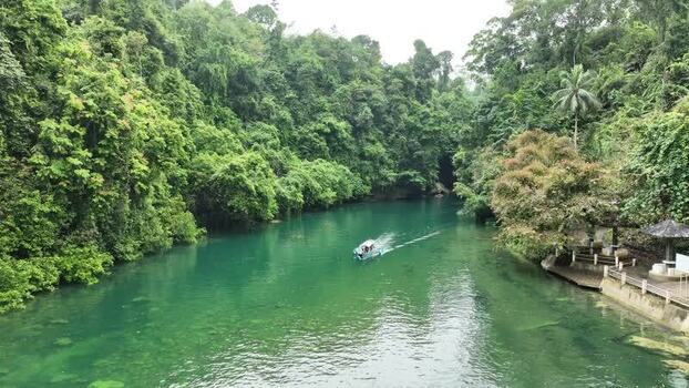 Aerial view of Green Canyon river in Pangandaran Regency Indonesia. Aerial view of Green Canyon river in Pangandaran Regency Indonesia.