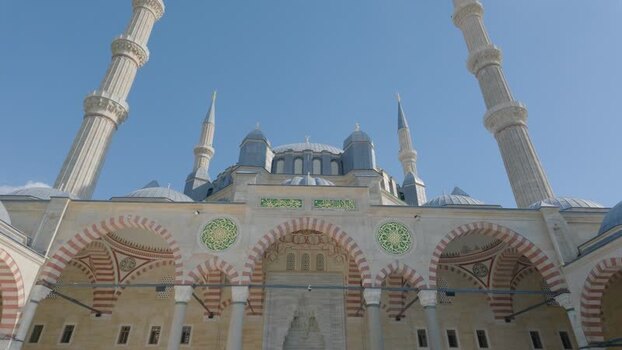 View of Selimiye Mosque in Edirne Turkiye. View of Selimiye Mosque in Edirne Turkiye.