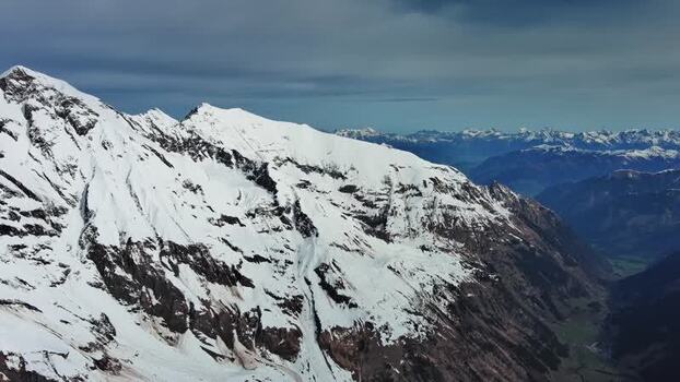 Aerial view of Grossglockner High Alpine Road in Austria. Aerial view of Grossglockner High Alpine Road in Austria.