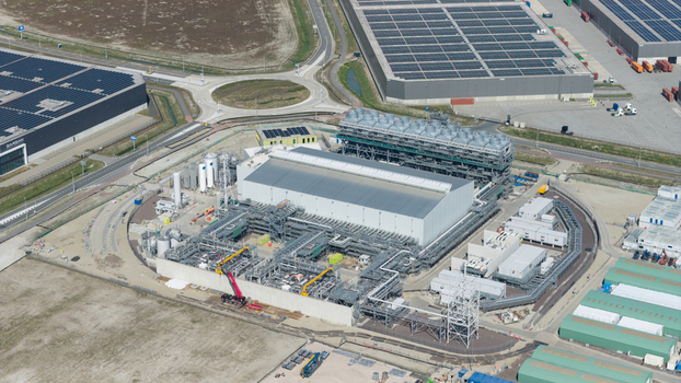 Maasvlakte Rotterdam Netherlands 25 April 2026 Drone view of Shell s Holland Hydrogen 1 at Maasvlakte showing Europe s major green hydrogen plant hydrogen network connection and industrial energy transition in Rotterdam. Maasvlakte Rotterdam Netherlands 25 April 2026 Drone view of Shell s Holland Hydrogen 1 at Maasvlakte showing Europe s major green hydrogen plant hydrogen network connection and industrial energy transition in Rotterdam.
