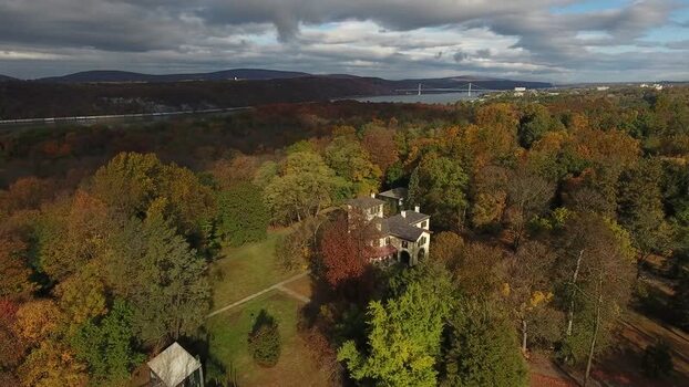 Aerial view of Locust Grove Historic Site United States. Aerial view of Locust Grove Historic Site United States.