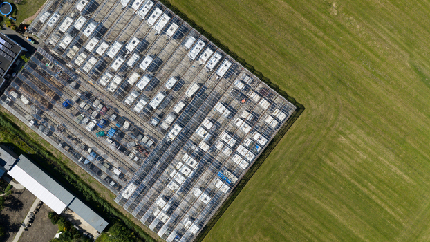 Aerial view of Caravan Storage Facility Aerial view of Caravan Storage Facility