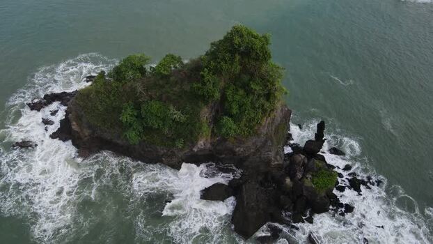 Aerial view of Pantai Karang Agung Kebumen Indonesia. Aerial view of Pantai Karang Agung Kebumen Indonesia.
