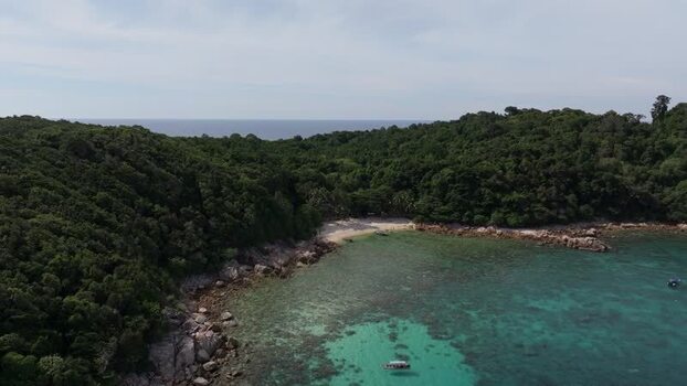 Aerial view of Perhentian Islands in Terengganu Malaysia. Aerial view of Perhentian Islands in Terengganu Malaysia.