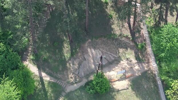 Aerial view of Visoko forest paths Bosnia and Herzegovina. Aerial view of Visoko forest paths Bosnia and Herzegovina.