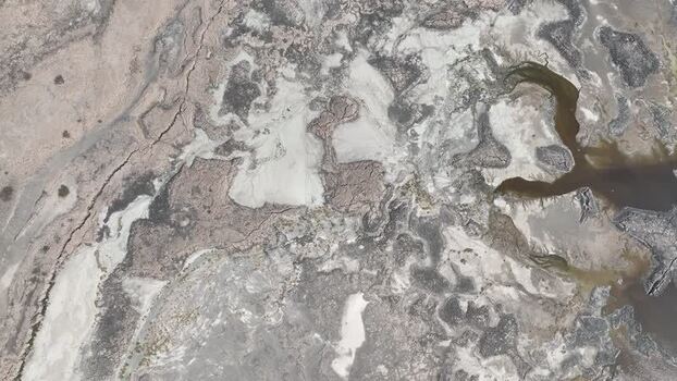 Aerial view of Danakil Desert Ethiopia. Aerial view of Danakil Desert Ethiopia.