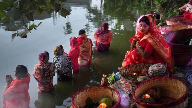 View of women performing religious rituals in Bogura Bangladesh. View of women performing religious rituals in Bogura Bangladesh.