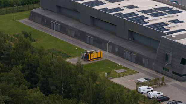Apeldoorn Netherlands 16 June 2026 Aerial view of ITB2 Colocation Data Center Housing in the Netherlands Apeldoorn Netherlands 16 June 2026 Aerial view of ITB2 Colocation Data Center Housing in the Netherlands