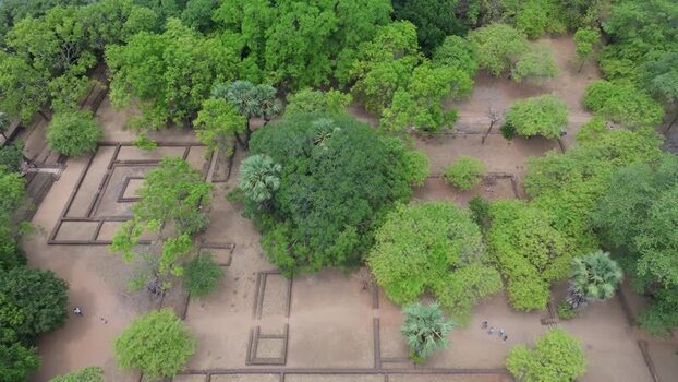 Aerial view of Polonnaruwa Ancient City ruins Sri Lanka. Aerial view of Polonnaruwa Ancient City ruins Sri Lanka.