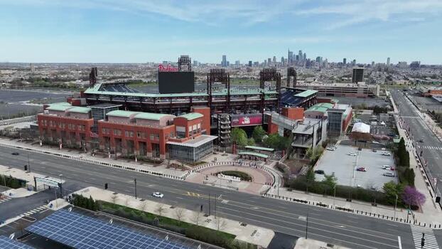Aerial view of Citizens Bank Park United States. Aerial view of Citizens Bank Park United States.