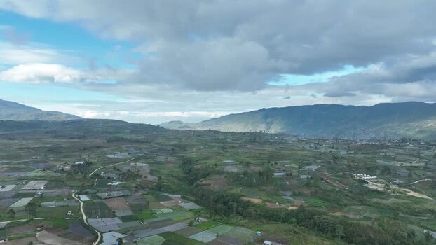 Aerial view of Alahan Panjang valley and mountains Indonesia. Aerial view of Alahan Panjang valley and mountains Indonesia.
