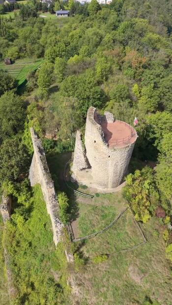 Aerial view of Michalovice Castle in Mlada Boleslav Czechia. Aerial view of Michalovice Castle in Mlada Boleslav Czechia.