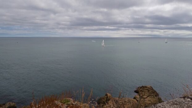 View of sailboats on the Fowey River United Kingdom. View of sailboats on the Fowey River United Kingdom.