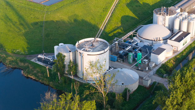 Waalwijk Netherlands 09 May 2026 Aerial view of WABICO Bio Energy Plant Waalwijk Waalwijk Netherlands 09 May 2026 Aerial view of WABICO Bio Energy Plant Waalwijk