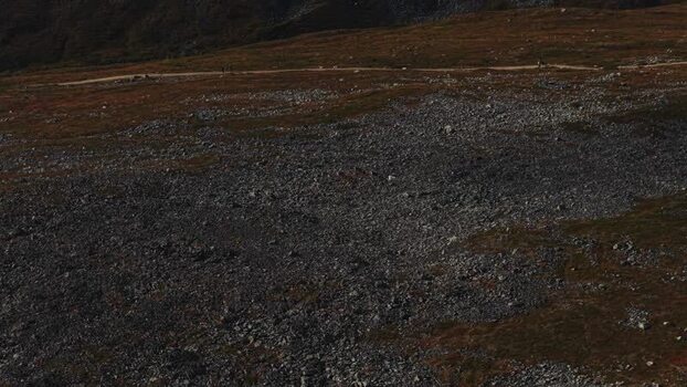 Aerial view of Ounastunturi rocky landscape in Enontekio Finland. Aerial view of Ounastunturi rocky landscape in Enontekio Finland.