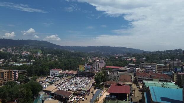 Aerial view of Kisii town with surrounding hills Kenya. Aerial view of Kisii town with surrounding hills Kenya.