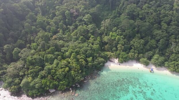 Aerial view of Perhentian Islands beach Malaysia. Aerial view of Perhentian Islands beach Malaysia.