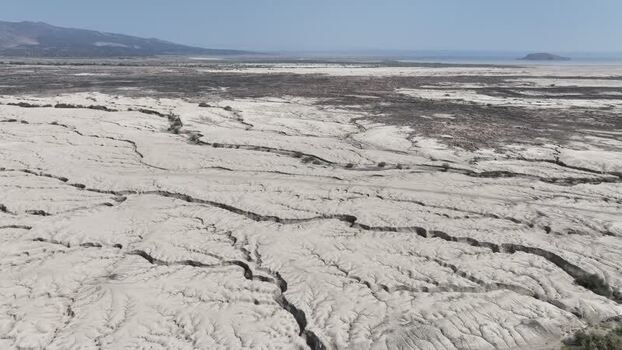 Aerial view of the Danakil Desert landscape Ethiopia. Aerial view of the Danakil Desert landscape Ethiopia.