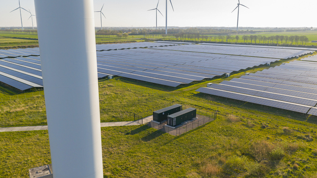 Aerial View of Ariette Battery Storage in Farmsum Aerial View of Ariette Battery Storage in Farmsum