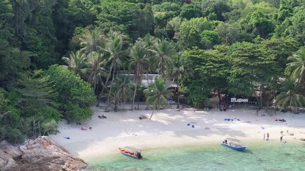 Aerial view of Perhentian Islands beach Malaysia. Aerial view of Perhentian Islands beach Malaysia.