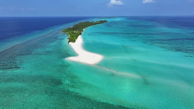 Aerial view of Fulhadhoo island and turquoise waters Maldives. Aerial view of Fulhadhoo island and turquoise waters Maldives.