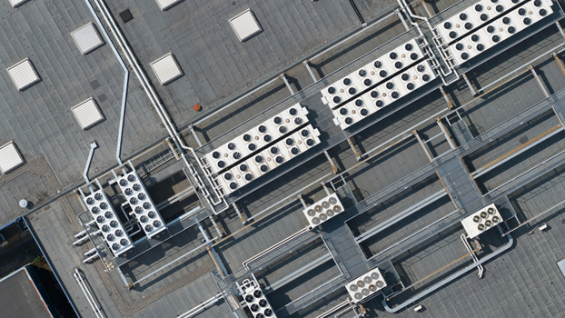 Commercial Data Center Cooling Complex Commercial Data Center Cooling Complex
