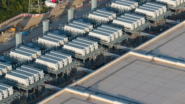Aerial View of Hyperscale Data Center Construction in Farciennes Aerial View of Hyperscale Data Center Construction in Farciennes