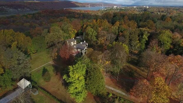 Aerial view of Locust Grove Historic Site United States. Aerial view of Locust Grove Historic Site United States.
