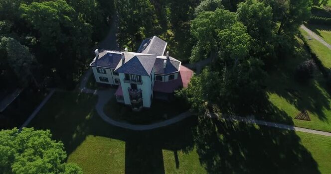 Aerial view of Locust Grove Historic Site United States. Aerial view of Locust Grove Historic Site United States.