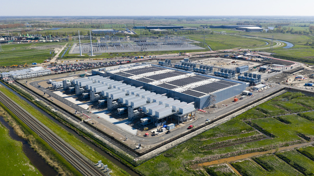 Aerial View of Westpoort Data Center Construction