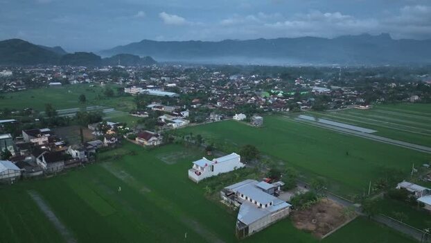 Aerial view of Pacitan town in East Java Indonesia. Aerial view of Pacitan town in East Java Indonesia.