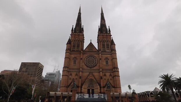 View of St Mary s Cathedral in Sydney Australia.