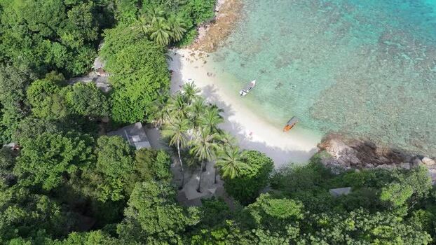 Aerial view of Perhentian Islands beach in Terengganu Malaysia. Aerial view of Perhentian Islands beach in Terengganu Malaysia.